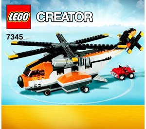 LEGO Transport Chopper Set 7345 Instructions
