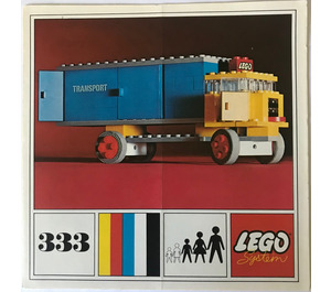 LEGO Transport lorry Set 333-2 Instructions