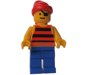 LEGO Skrzynia Skarbów Pirat z Eyepatch Minifigurka