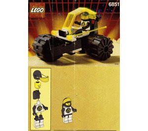 LEGO Tri-Wheeled Tyrax 6851 Instructies