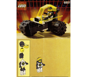 LEGO Tri-Wheeled Tyrax Set 6851 Instructions