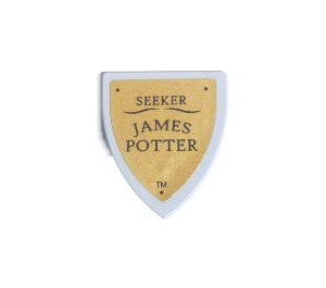 LEGO Triangular Shield (Short) with Seeker - James Potter Sticker (3846)