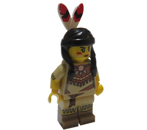 LEGO Tribal Vrouw Minifiguur