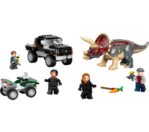 LEGO Triceratops Pickup Truck Ambush 76950