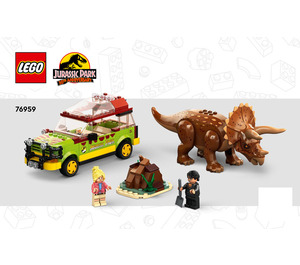 LEGO Triceratops Research Set 76959 Instructions