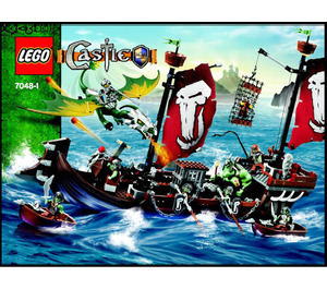 LEGO Troll Warship Set 7048 Instructions