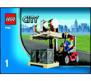 LEGO Truck & Forklift Set 7733 Instructions