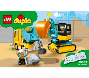 LEGO Truck & Tracked Excavator 10931 Ohjeet