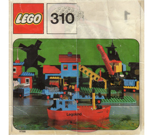 LEGO Tugboat Set 310-3 Instructions