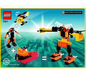 LEGO Tugboat Set 7911 Instructions