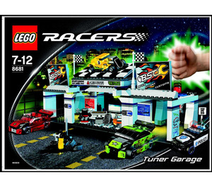 LEGO Tuner Garage Set 8681 Instructions