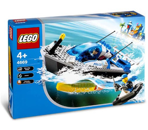 LEGO Turbo-Charged Polizei Boat 4669 Packaging