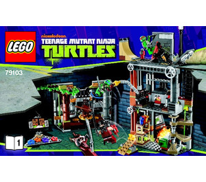 LEGO Turtle Lair Attack Set 79103 Instructions