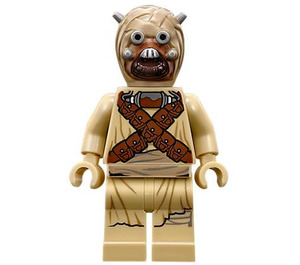 LEGO Tusken Raider jossa Pää Piikit ja Crossed Belts Minihahmo