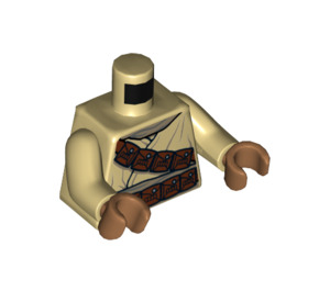 LEGO Tusken Raider mit Kopf Spikes und Diagonal Gürtel Minifig Torso (973 / 76382)