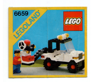 LEGO TV Camera Crew Set 6659 Instructions