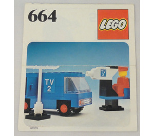 LEGO TV Crew Set 664-1 Instructions