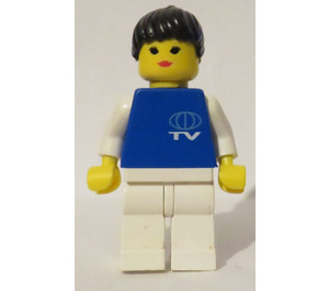 LEGO TV Worker minifiguur