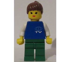 LEGO TV Worker Figurine
