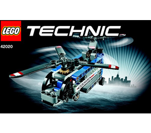 LEGO Twin rotor helicopter Set 42020 Instructions