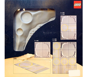 LEGO Two Crater Plates Set 305-1