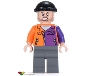 LEGO Two-Face's Henchman with Beard (Super Heroes) Minifigure