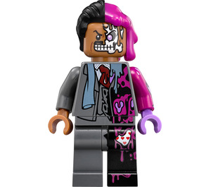 LEGO Two-Face with Gray Suit Partially Melted Minifigure