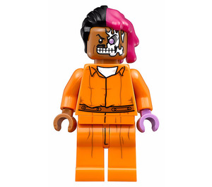 LEGO Two-Gezicht met Prison Jumpsuit Minifiguur