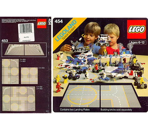 LEGO Deux Lunar Landing Plates 454-1