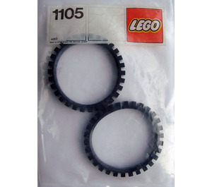 LEGO Two Rubber Crawler Tracks Set 1105