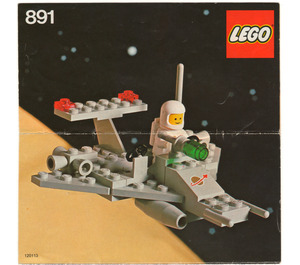 LEGO Deux Seater Espacer Scooter 891 Instructions