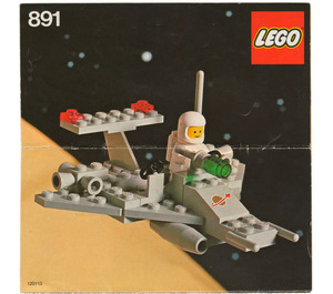 LEGO Two Seater Space Scooter 891 Instrukce