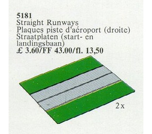 LEGO Deux Droit Airport Runways 5181