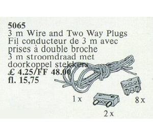 LEGO Two-Way Plugs and Cable 3.0 m Set 5065