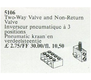 LEGO Two-Way Valve et Non-Return Valve 5106