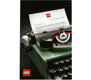 LEGO Typewriter Letter Booklet (21327)