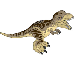 LEGO Tyrannosaurus Rex avec Dark Tan Retour