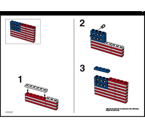 LEGO U.S. Flag 10042 Instrucciones