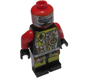 LEGO UFO Droid Rot Minifigur