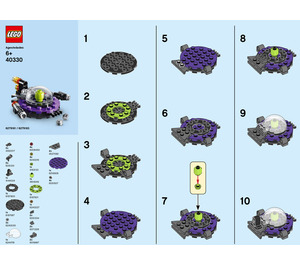 LEGO UFO Set 40330 Instructions