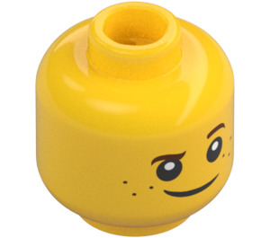 LEGO Ultimate Robin Minifigure Head (Recessed Solid Stud) (3626 / 23817)