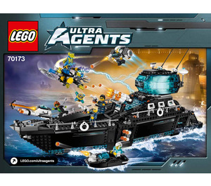 LEGO Ultra Agents Ocean HQ Set 70173 Instructions