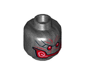 LEGO Ultron Prime Minifigure Head (Recessed Solid Stud) (3626 / 20958)