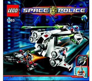 LEGO Undercover Cruiser Set 5983 Instructions
