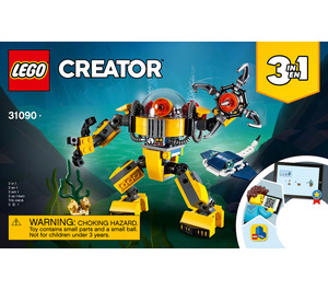 LEGO Underwater Robot Set 31090 Instructions