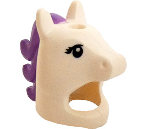 LEGO Unicorn Costume Head Cover with Medium Lavender Mane (18998)