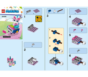 LEGO Unikitty Roller Coaster Wagon Set 30406 Instructions