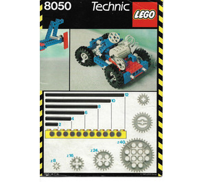 LEGO Universal Motor Set 8050 Byggeinstruksjoner