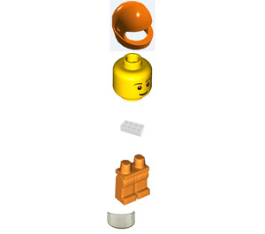 LEGO Universe Nexus Astronaut minifiguur