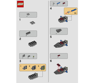 LEGO V-wing Set 912170 Instructions